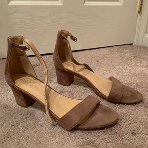 Block heels - Taupe